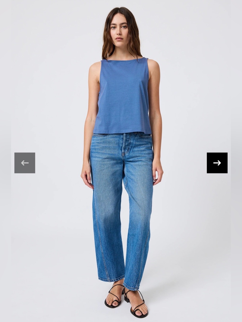 The Only Jane Ace Tank in French Blue NWT - Picture 2 of 6